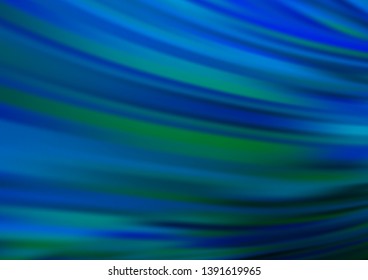 Light BLUE vector pattern with liquid shapes. Colorful abstract illustration with gradient lines. Textured wave pattern for backgrounds.