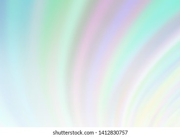 Light BLUE vector pattern with liquid shapes. A completely new color illustration in marble style. Textured wave pattern for backgrounds.