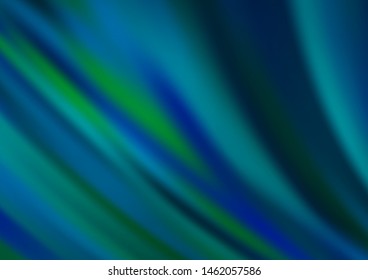 Light BLUE vector pattern with liquid shapes. An elegant bright illustration with gradient. The template for cell phone backgrounds.