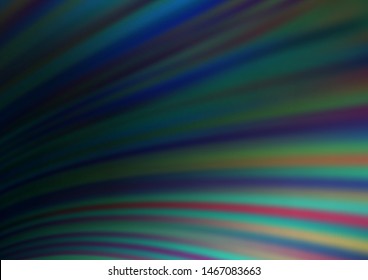 Light BLUE vector pattern with liquid shapes. Modern gradient abstract illustration with bandy lines. Brand new design for your ads, poster, banner.
