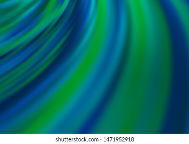 Light BLUE vector pattern with liquid shapes. Geometric illustration in marble style with gradient.  The best blurred design for your business.