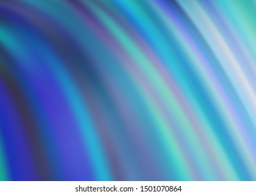 Light BLUE vector pattern with liquid shapes. An elegant bright illustration with gradient. Marble design for your web site.