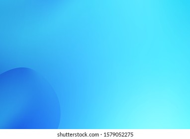 Light BLUE vector pattern with liquid shapes. Brand-new colored illustration in memphis style with gradient. Textured wave pattern for backgrounds.
