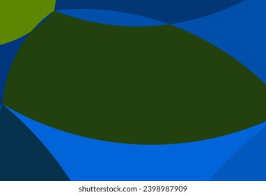 Light BLUE vector pattern with liquid shapes. Colorful abstract illustration with gradient lines. The elegant pattern for brand book.