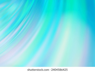 Light BLUE vector pattern with liquid shapes. Shining crooked illustration in marble style. The best blurred design for your business.