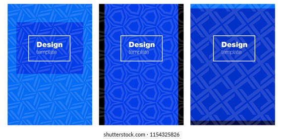 Light BLUE vector pattern for magazines. Modern abstract design concept with colorful gradient. Pattern for leaflets, booklets.