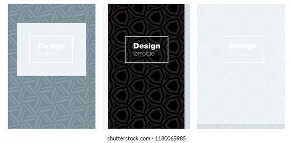 Light BLUE vector pattern for magazines. Modern abstract design concept with colorful gradient. Design for cover of books, notepads.