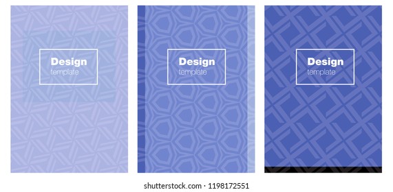 Light BLUE vector pattern for magazines. Web interface on abstract background with colorful gradient. Completely new template books.