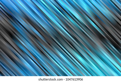Light BLUE vector pattern with narrow lines. Modern geometrical abstract illustration with staves. The pattern can be used as ads, poster, banner for commercial.