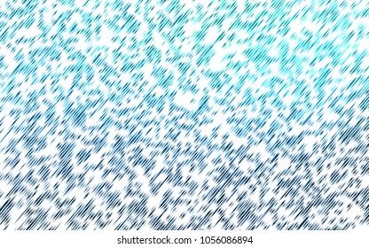 Light BLUE vector pattern with narrow lines. Lines on blurred abstract background with gradient. The pattern can be used for websites.