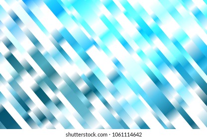 Light BLUE vector pattern with narrow lines. Blurred decorative design in simple style with lines. The pattern can be used as ads, poster, banner for commercial.