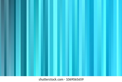 Light BLUE vector pattern with narrow lines. Decorative shining illustration with lines on abstract template. The pattern can be used for websites.