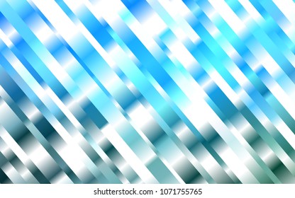 Light BLUE vector pattern with narrow lines. Shining colored illustration with narrow lines. Smart design for your business advert.