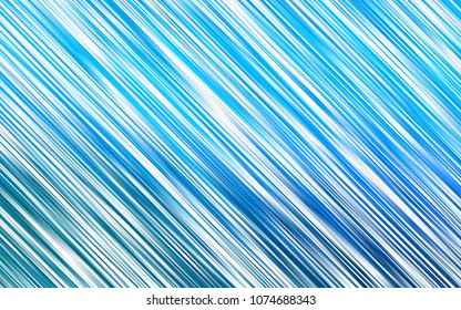 Light BLUE vector pattern with narrow lines. Modern geometrical abstract illustration with staves. The pattern can be used as ads, poster, banner for commercial.