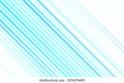 Light BLUE vector pattern with narrow lines. Shining colored illustration with narrow lines. The pattern can be used as ads, poster, banner for commercial.