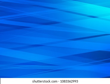 Light BLUE vector pattern with narrow lines. Shining colored illustration with narrow lines. Best design for your ad, poster, banner.