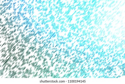 Light BLUE vector pattern with narrow lines. Shining colored illustration with narrow lines. Best design for your ad, poster, banner.