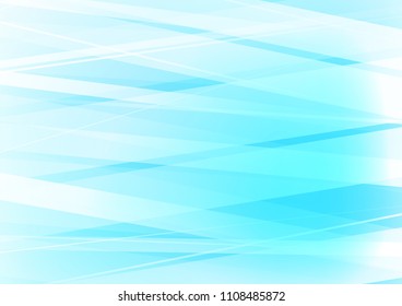 Light BLUE vector pattern with narrow lines. Shining colored illustration with narrow lines. The template can be used as a background.