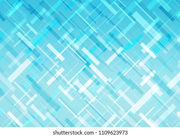 Light BLUE vector pattern with narrow lines. Lines on blurred abstract background with gradient. The pattern can be used for busines ad, booklets, leaflets