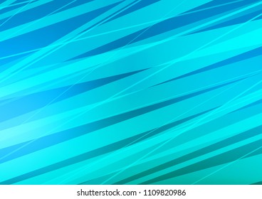 Light BLUE vector pattern with narrow lines. Lines on blurred abstract background with gradient. The pattern can be used for busines ad, booklets, leaflets
