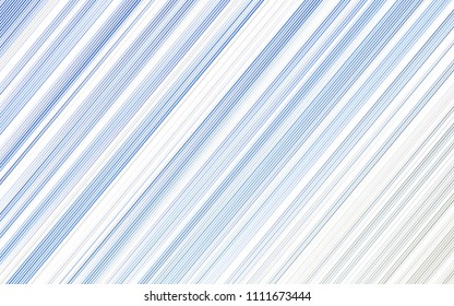 Light BLUE vector pattern with narrow lines. Modern geometrical abstract illustration with staves. Best design for your ad, poster, banner.