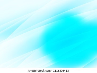 Light BLUE vector pattern with narrow lines. Blurred decorative design in simple style with lines. Smart design for your business advert.