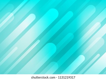 Light BLUE vector pattern with narrow lines. Decorative shining illustration with lines on abstract template. The pattern can be used as ads, poster, banner for commercial.