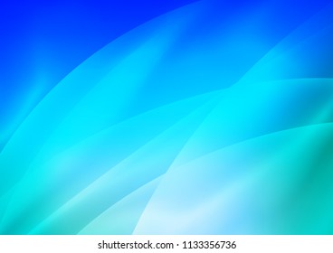 Light BLUE vector pattern with narrow lines. Lines on blurred abstract background with gradient. Best design for your ad, poster, banner.