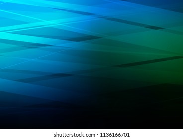 Light BLUE vector pattern with narrow lines. Decorative shining illustration with lines on abstract template. Smart design for your business advert.