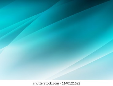 Light BLUE vector pattern with narrow lines. Decorative shining illustration with lines on abstract template. The template can be used as a background.