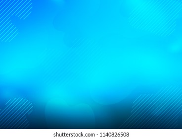 Light BLUE vector pattern with narrow lines. Glitter abstract illustration with colored sticks. The pattern can be used for websites.