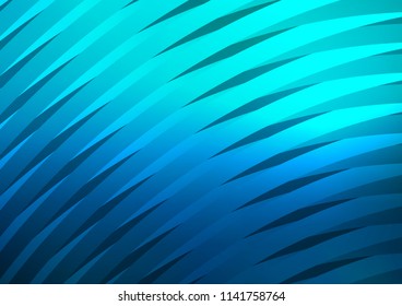 Light BLUE vector pattern with narrow lines. Shining colored illustration with narrow lines. The pattern can be used for websites.