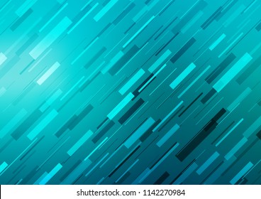 Light BLUE vector pattern with narrow lines. Decorative shining illustration with lines on abstract template. The pattern can be used for busines ad, booklets, leaflets