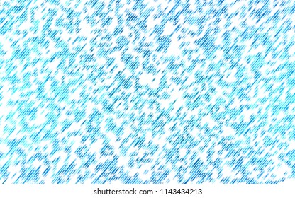 Light BLUE vector pattern with narrow lines. Lines on blurred abstract background with gradient. Smart design for your business advert.