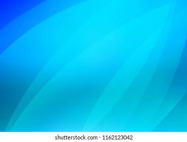 Light BLUE vector pattern with narrow lines. Lines on blurred abstract background with gradient. Smart design for your business advert.