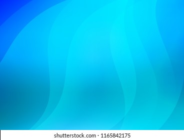 Light BLUE vector pattern with narrow lines. Decorative shining illustration with lines on abstract template. The pattern can be used for busines ad, booklets, leaflets
