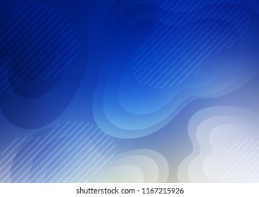 Light BLUE vector pattern with narrow lines. Shining colored illustration with narrow lines. The pattern can be used for busines ad, booklets, leaflets