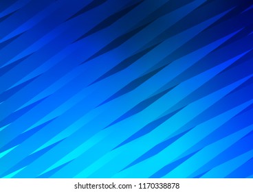 Light BLUE vector pattern with narrow lines. Blurred decorative design in simple style with lines. The pattern can be used for websites.