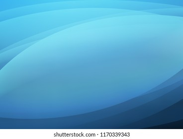 Light BLUE vector pattern with narrow lines. Decorative shining illustration with lines on abstract template. The template can be used as a background.