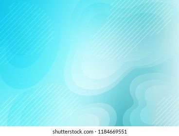 Light BLUE vector pattern with narrow lines. Lines on blurred abstract background with gradient. Smart design for your business advert.