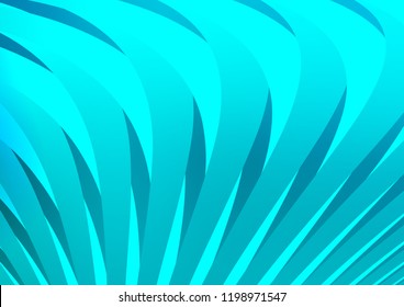 Light BLUE vector pattern with narrow lines. Lines on blurred abstract background with gradient. The pattern can be used as ads, poster, banner for commercial.