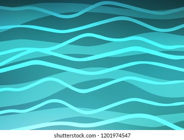Light BLUE vector pattern with narrow lines. Shining colored illustration with narrow lines. The pattern can be used as ads, poster, banner for commercial.