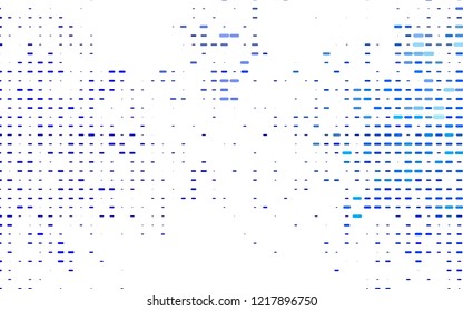light BLUE vector pattern with narrow lines. Glitter abstract illustration with colored sticks. Smart design for your business advert.