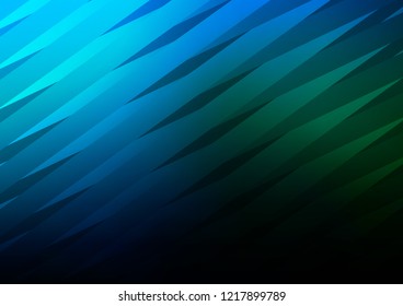 Light BLUE vector pattern with narrow lines. Shining colored illustration with narrow lines. The pattern can be used as ads, poster, banner for commercial.
