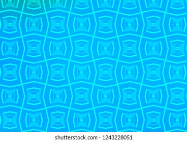 Light BLUE vector pattern with narrow lines. Shining colored illustration with narrow lines. Smart design for your business advert.