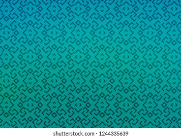 Light BLUE vector pattern with narrow lines. Decorative shining illustration with lines on abstract template. Pattern for websites, landing pages.