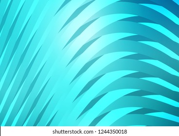 Light BLUE vector pattern with narrow lines. Shining colored illustration with narrow lines. Best design for your ad, poster, banner.