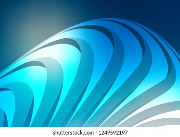 Light BLUE vector pattern with narrow lines. Lines on blurred abstract background with gradient. The pattern can be used for websites.