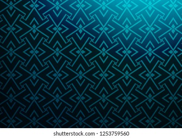 Light BLUE vector pattern with narrow lines. Shining illustration with lines on abstract template. Smart design for your business advert.