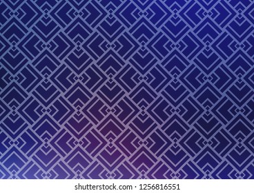 Light BLUE vector pattern with narrow lines. Modern geometrical abstract illustration with staves. Smart design for your business advert.